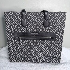 Michael Kors Kempner Large Logo Jacquard Tote Bag